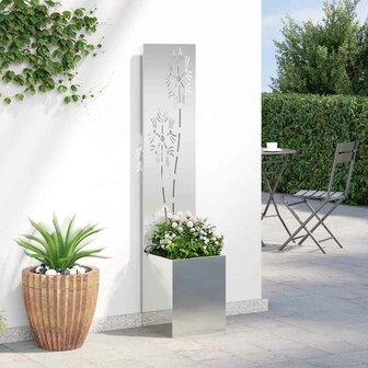 Privacyscherm Zilver 32 x 140 cm Gegalvaniseerd staal 4