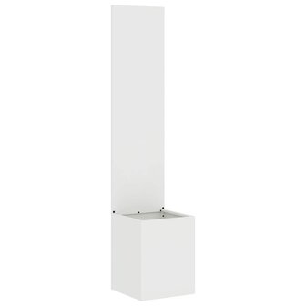 Privacyscherm Fretwerk Wit 32 x 140 cm Koudgewalst staal 2