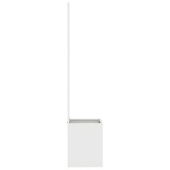 Privacyscherm Fretwerk Wit 32 x 140 cm Koudgewalst staal 6
