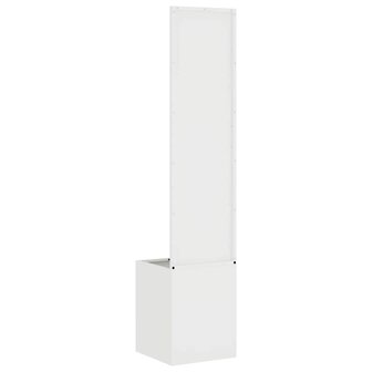 Privacyscherm Fretwerk Wit 32 x 140 cm Koudgewalst staal 7