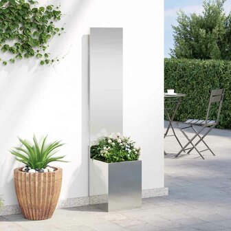 Privacyscherm Zilver 32 x 140 cm Gegalvaniseerd staal 4
