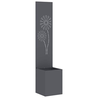 Privacyscherm Antraciet 32 x 140 cm Koudgewalst staal 2