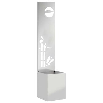 Privacyscherm Zilver 32 x 140 cm Gegalvaniseerd staal 2