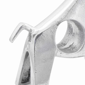 Stierensculptuur Zilver 22 x 9.5 x 34 cm Aluminium 7