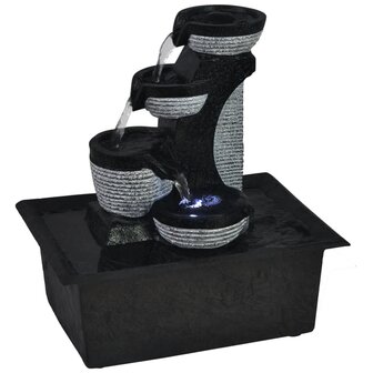 Kamerfontein met LED-verlichting polyresin 1