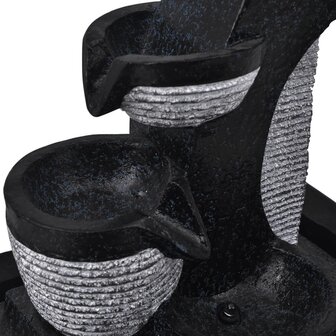 Kamerfontein met LED-verlichting polyresin 5