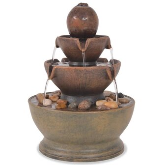 Kamerfontein met pomp polyresin 1