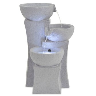 Kamerfontein met LED-verlichting polyresin 2