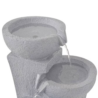 Kamerfontein met LED-verlichting polyresin 4
