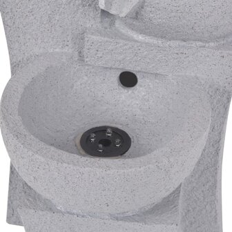 Kamerfontein met LED-verlichting polyresin 5