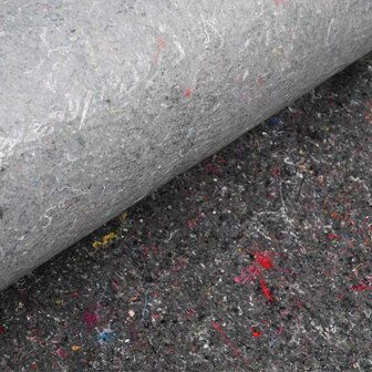 Vijvervlies Grijs 1 x 10 m Polyester en Katoen 7