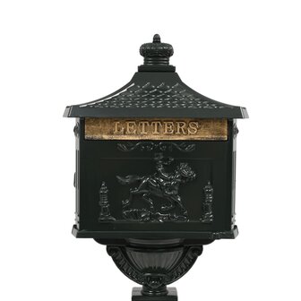 Staande brievenbus vintage stijl roestbestendig aluminium groen 4