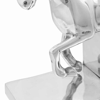 Boekensteunen 2 pcs Zilver 11 x 14 x 25 cm Aluminium 8