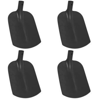 Schepblad 4 pcs Zwart 34,5 x 24 cm Gepoedercoat staal 2