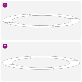 Boomring Bruin &Oslash;90 / 120 cm Cortenstaal 9