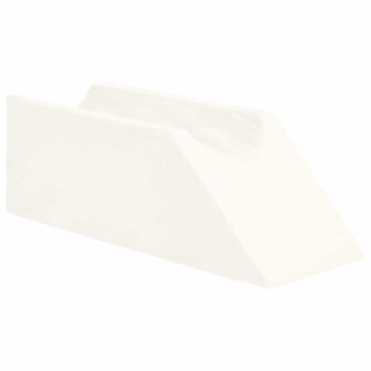 Beenkussen Effen Wit 68 x 25 x 21,5 cm PU Schuim 2