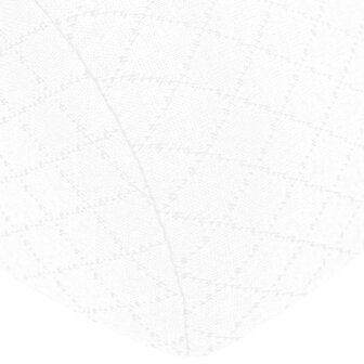 Beenkussen Effen Wit 52 x 20 x 12 cm Traagschuim 7