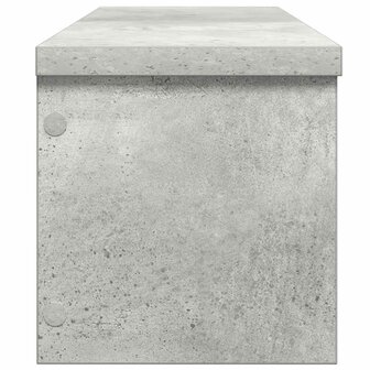 Keukenrekken stapelbaar 2 st 50x15x16 cm betongrijs 5