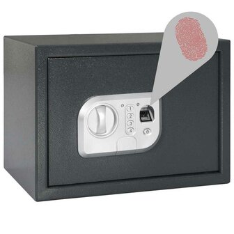 Digitale kluis met slot Donkergrijs 35 x 25 x 25 cm Staal 2