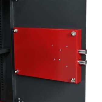 Kluis met slot Donkergrijs 35 x 31 x 50 cm Staal 8