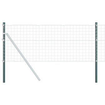 Afrasteringspaal 2 pcs Groen 80 cm Poedergecoat staal 2