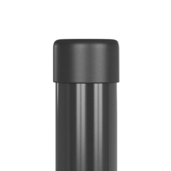 Afrasteringspaal 12 pcs Grijs 60 cm Poedergecoat staal 4