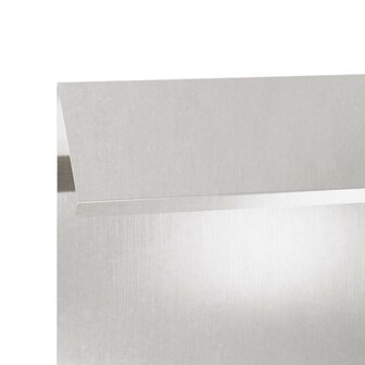 Slakkenhekje 4 pcs Zilver 100 x 3,5 x 25 cm Roestvrij staal 7