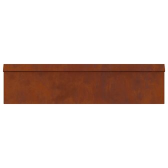 Slakkenhekje 4 pcs Roestig 100 x 3,5 x 25 cm Cortenstaal 5