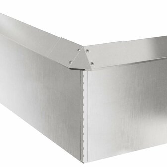 Slakkenhekken 12 pcs Zilver Roestvrij staal 9