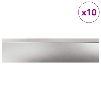 Slakkenhekken 16 pcs Zilver Roestvrij staal 3