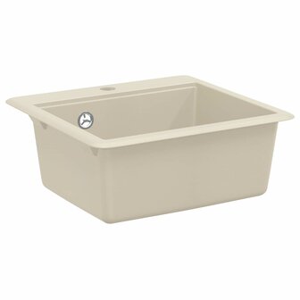 Spoelbak Beige 470 x 440 mm Graniet 1