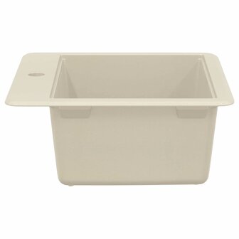 Spoelbak Beige 470 x 440 mm Graniet 4