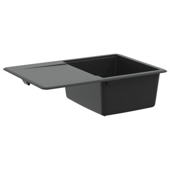 Spoelbak Zwart 670 x 460 mm Graniet 5