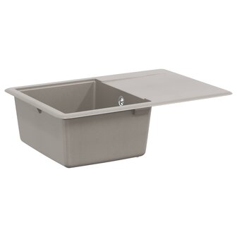 Spoelbak Grijs 670 x 460 mm 80% Kwarts en 20% Hars 1