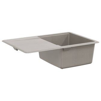 Spoelbak Grijs 670 x 460 mm 80% Kwarts en 20% Hars 5