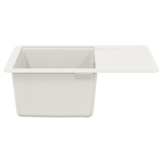 Spoelbak Wit 560 x 460 mm 80% Kwarts en 20% Hars 3