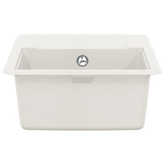 Spoelbak Wit 560 x 460 mm 80% Kwarts en 20% Hars 4