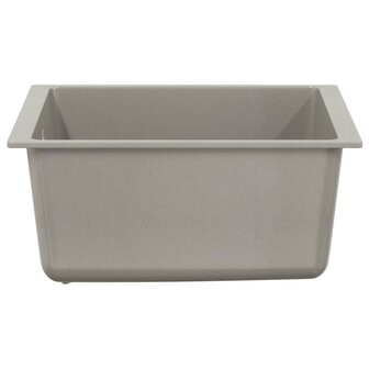 Spoelbak Grijs 370 x 460 mm 80% Kwarts en 20% Hars 4