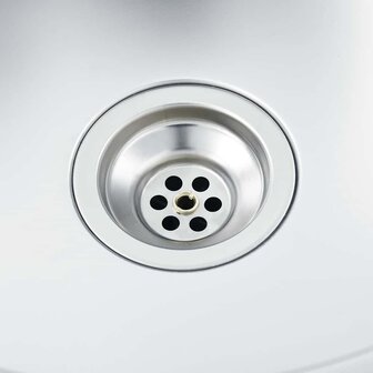 Spoelbak handgemaakt roestvrij staal 7
