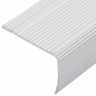 Trapprofielen 10 pcs Zilver 67 x 3.5 x 3 cm Aluminium 6