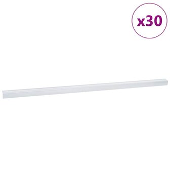 Trapprofielen 30 pcs Zilver 67 x 3.5 x 3 cm Aluminium 2