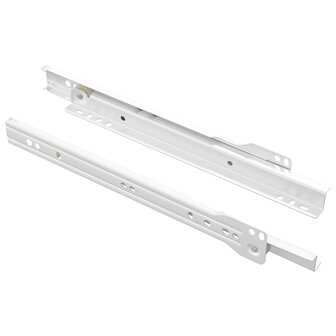 Ladegeleider 2 pcs Wit 250 mm Staal 2