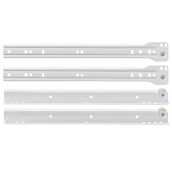 Ladegeleider 73 pcs Wit Staal 4