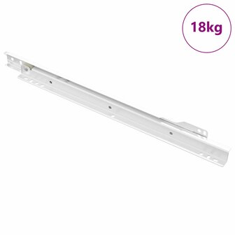 Ladegeleider 63 pcs Wit Staal 2
