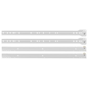 Ladegeleider 49 pcs Wit Staal 4