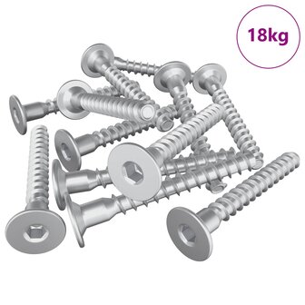 Confirmatschroeven 5000 pcs Zilver Metaal 2