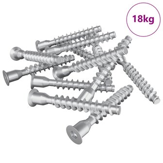Confirmatschroeven 2500 pcs Zilver Metaal 3