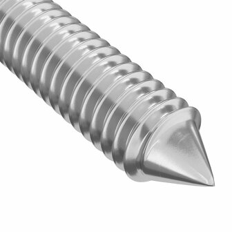 Meubelschroeven 2 pcs Zilver M6 x 70 mm Staal 5