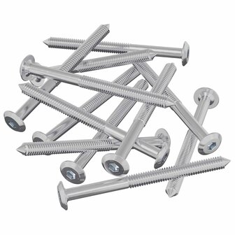 Meubelschroeven 12 pcs Zilver M6 x 85 mm Staal 2