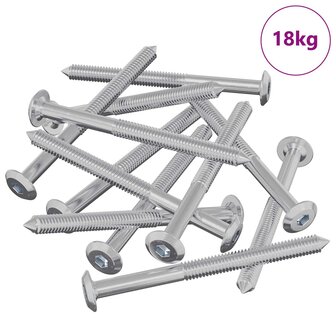 Meubelschroeven 1200 pcs Zilver Staal 3